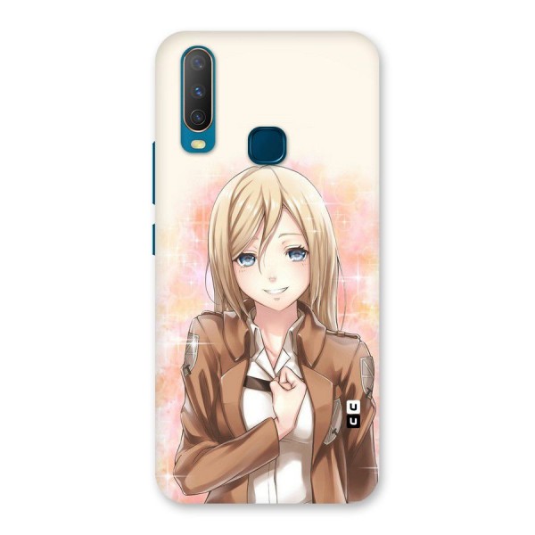 Cute Girl Art Back Case for Vivo U10