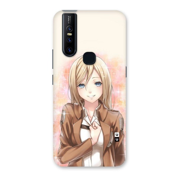 Cute Girl Art Back Case for Vivo V15