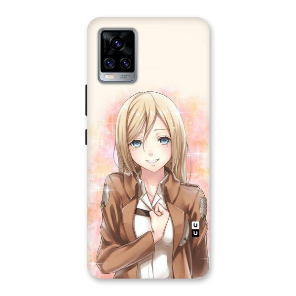 Cute Girl Art Back Case for Vivo V20 Pro