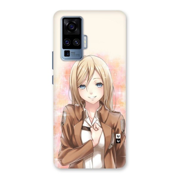 Cute Girl Art Back Case for Vivo X50 Pro