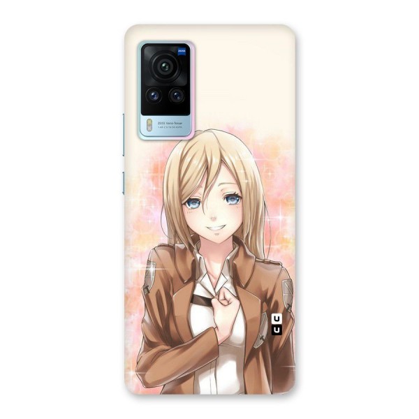 Cute Girl Art Back Case for Vivo X60 Pro