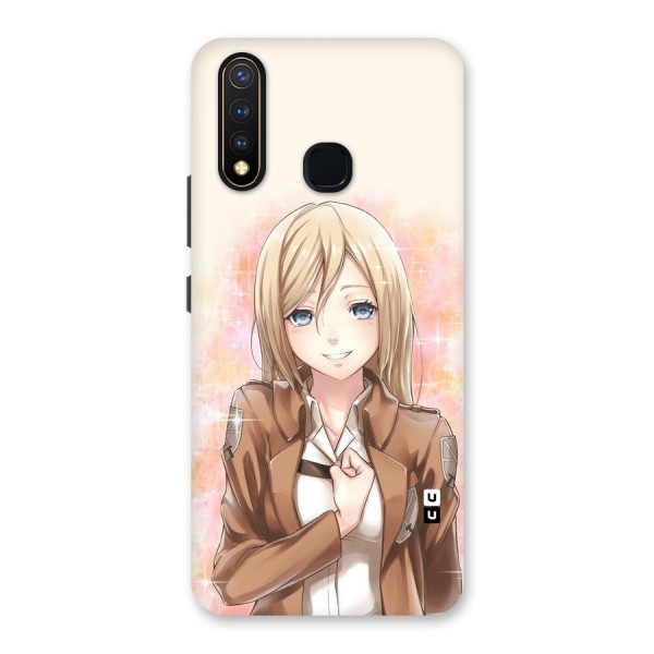 Cute Girl Art Back Case for Vivo Y19