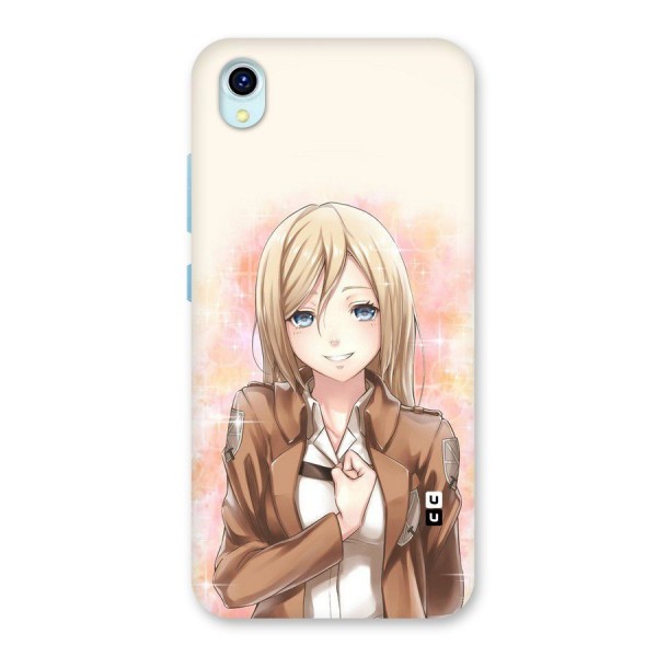 Cute Girl Art Back Case for Vivo Y1s