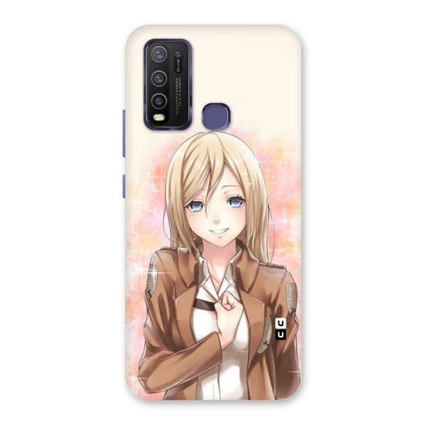 Cute Girl Art Back Case for Vivo Y30