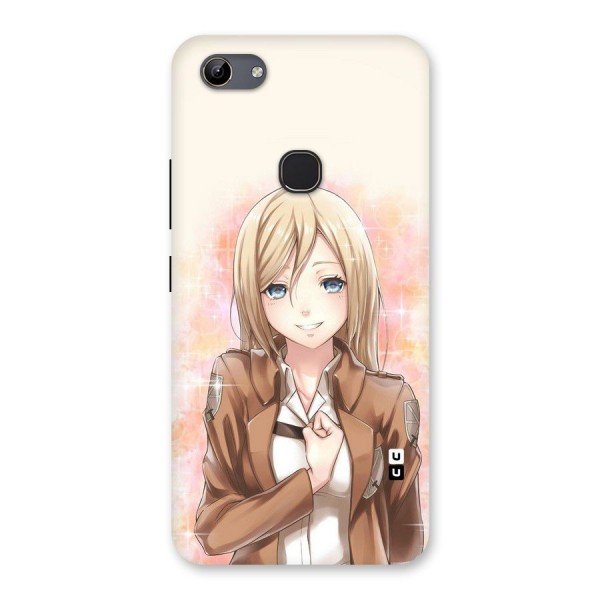 Cute Girl Art Back Case for Vivo Y81