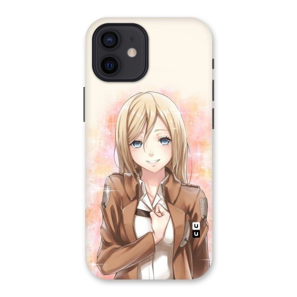 Cute Girl Art Back Case for iPhone 12