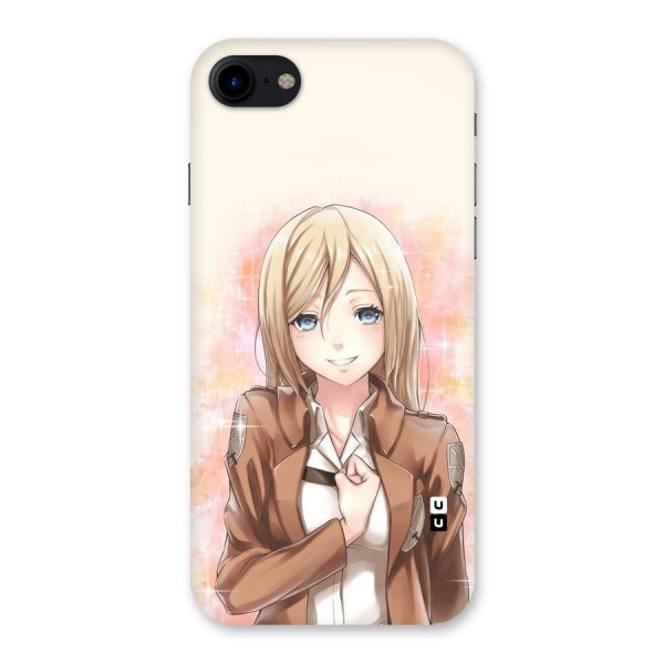 Cute Girl Art Back Case for iPhone SE 2020