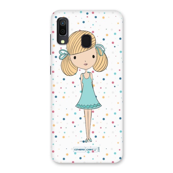 Cute Girl Back Case for Galaxy A20