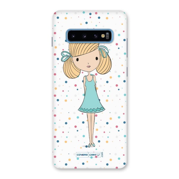 Cute Girl Back Case for Galaxy S10 Plus