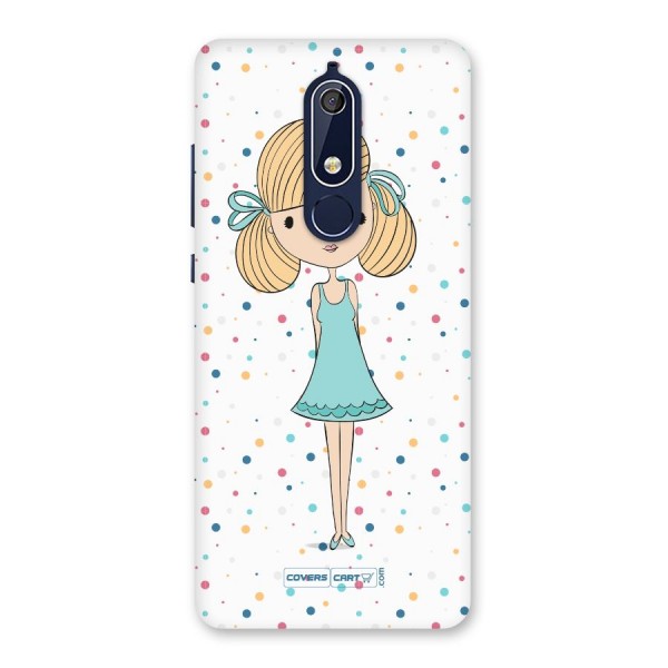 Cute Girl Back Case for Nokia 5.1