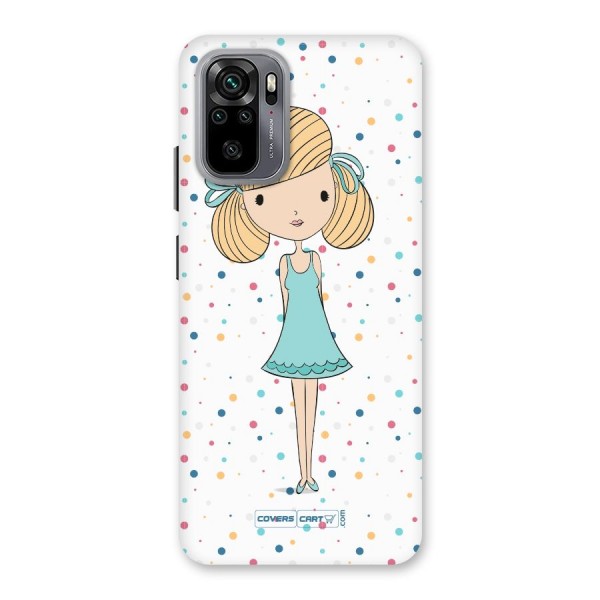 Cute Girl Back Case for Redmi Note 10