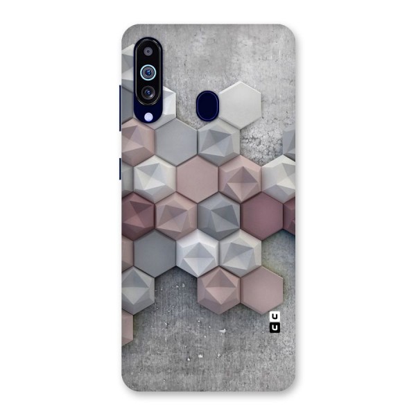 Cute Hexagonal Pattern Back Case for Galaxy A60