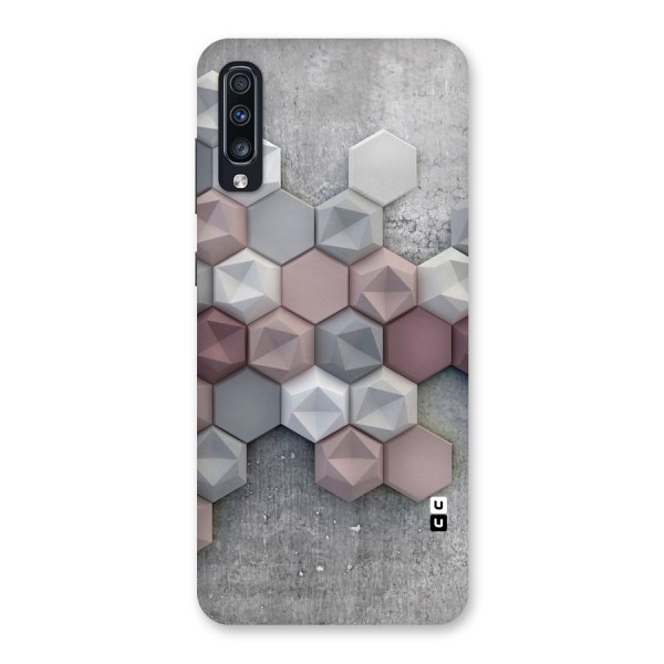 Cute Hexagonal Pattern Back Case for Galaxy A70s