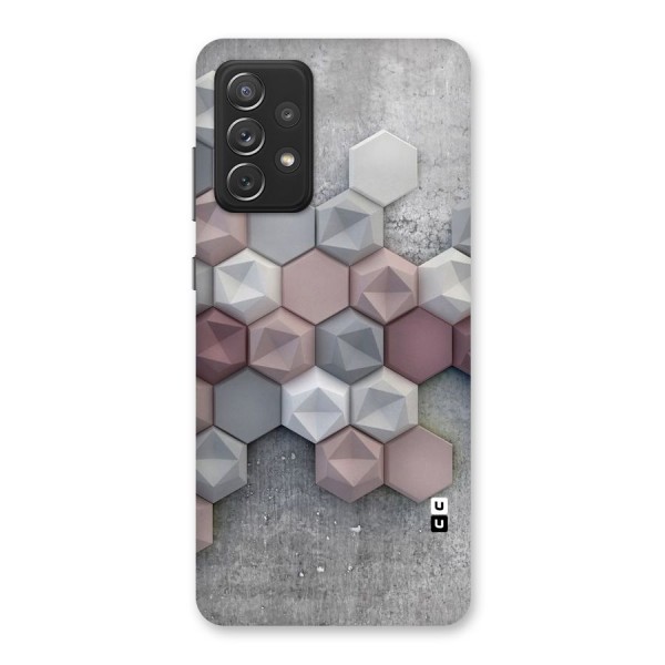 Cute Hexagonal Pattern Back Case for Galaxy A72