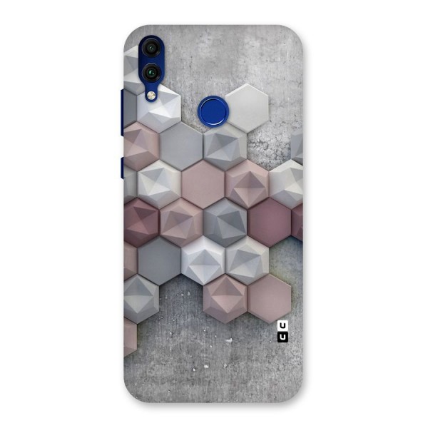 Cute Hexagonal Pattern Back Case for Honor 8C