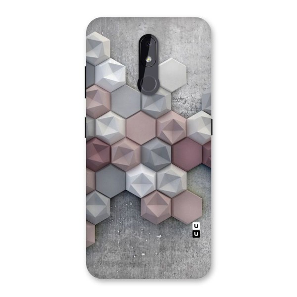 Cute Hexagonal Pattern Back Case for Nokia 3.2