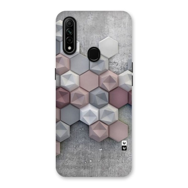 Cute Hexagonal Pattern Back Case for Oppo A31