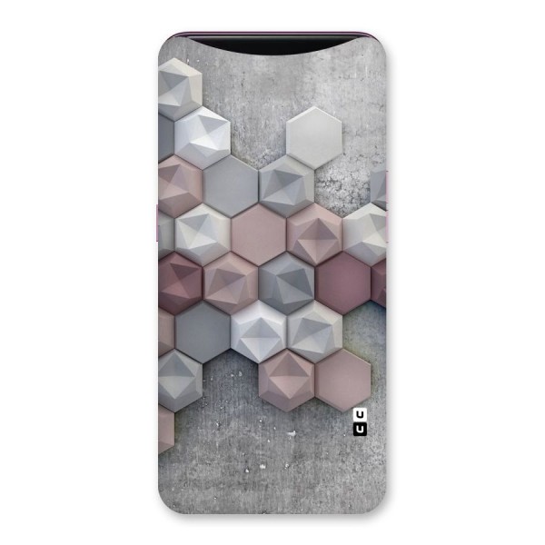 Cute Hexagonal Pattern Back Case for Oppo Find X