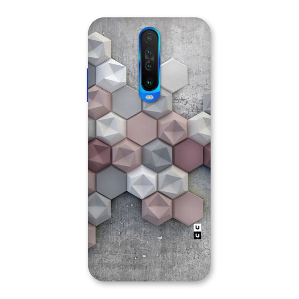 Cute Hexagonal Pattern Back Case for Poco X2