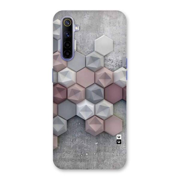 Cute Hexagonal Pattern Back Case for Realme 6i