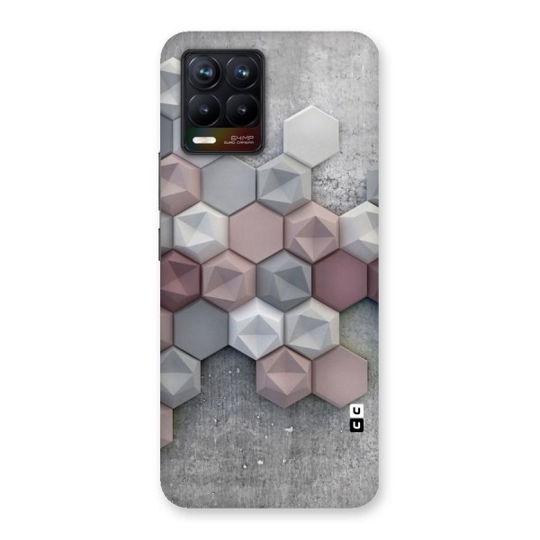 Cute Hexagonal Pattern Back Case for Realme 8