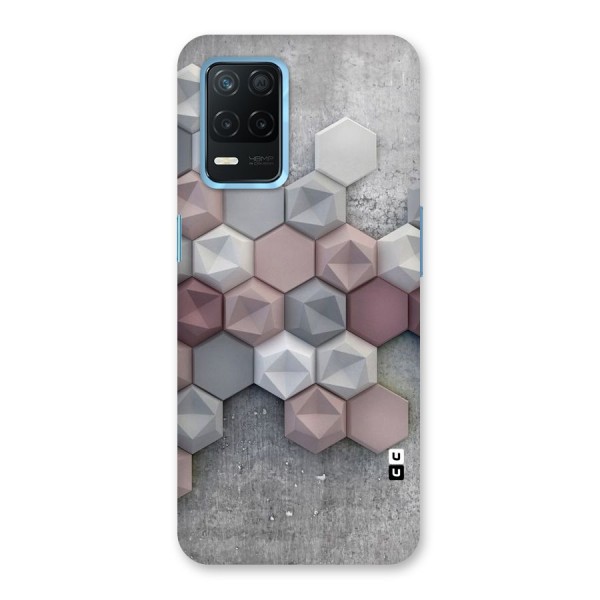 Cute Hexagonal Pattern Back Case for Realme 8s 5G