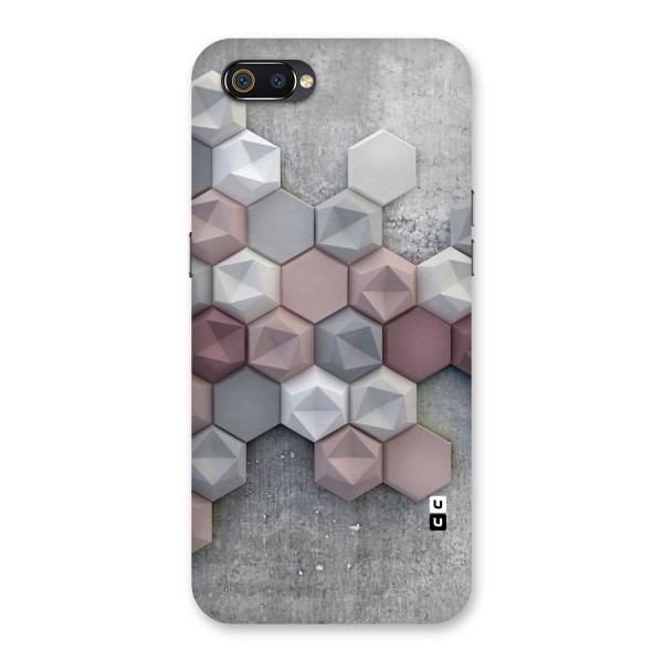 Cute Hexagonal Pattern Back Case for Realme C2