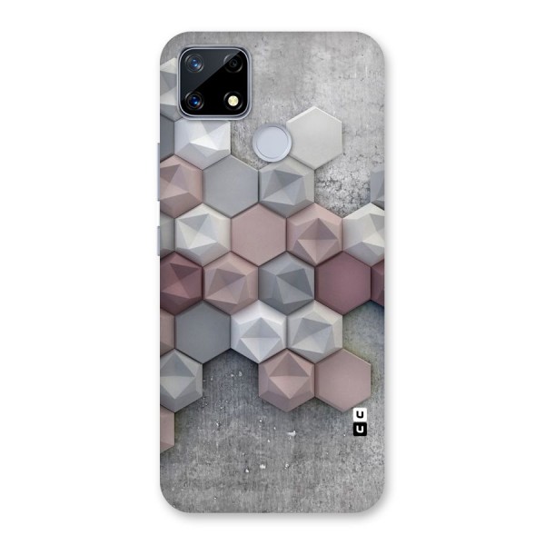 Cute Hexagonal Pattern Back Case for Realme Narzo 20