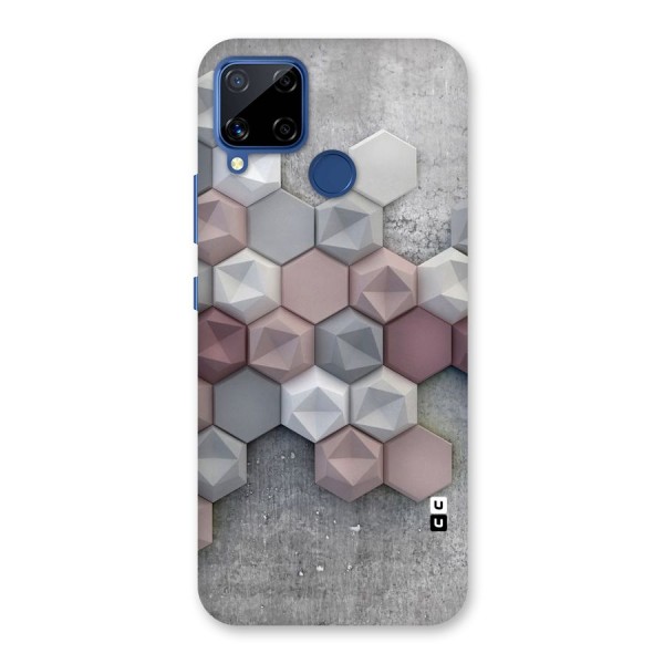 Cute Hexagonal Pattern Back Case for Realme Narzo 30A