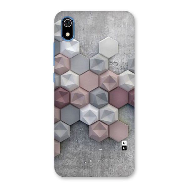 Cute Hexagonal Pattern Back Case for Redmi 7A