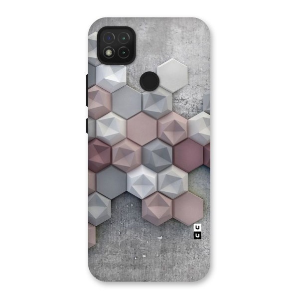 Cute Hexagonal Pattern Back Case for Redmi 9C