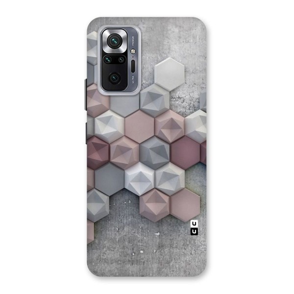 Cute Hexagonal Pattern Back Case for Redmi Note 10 Pro
