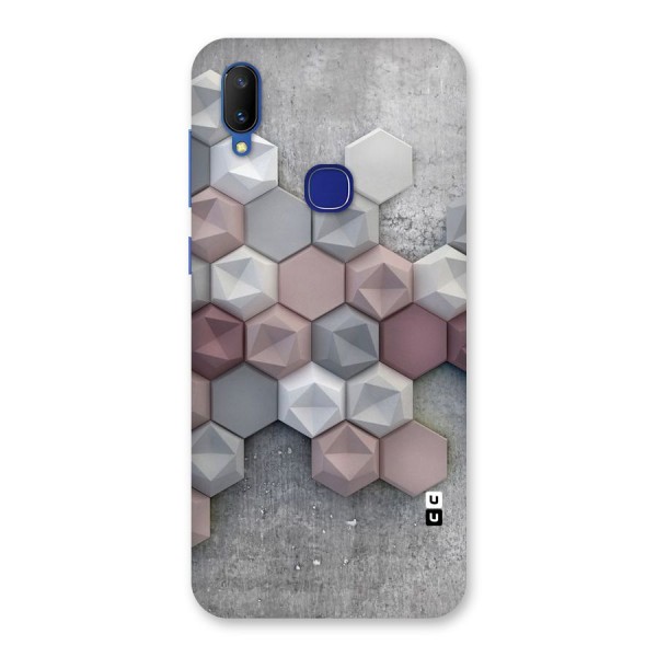 Cute Hexagonal Pattern Back Case for Vivo V11