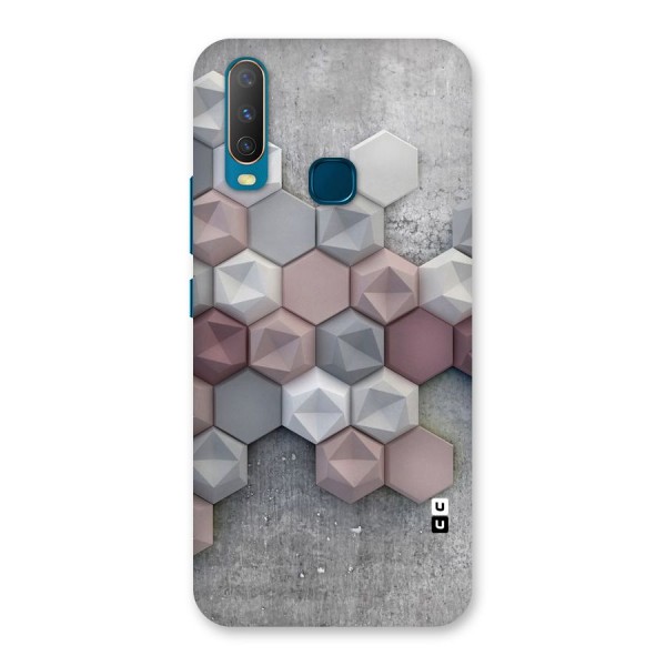 Cute Hexagonal Pattern Back Case for Vivo Y15