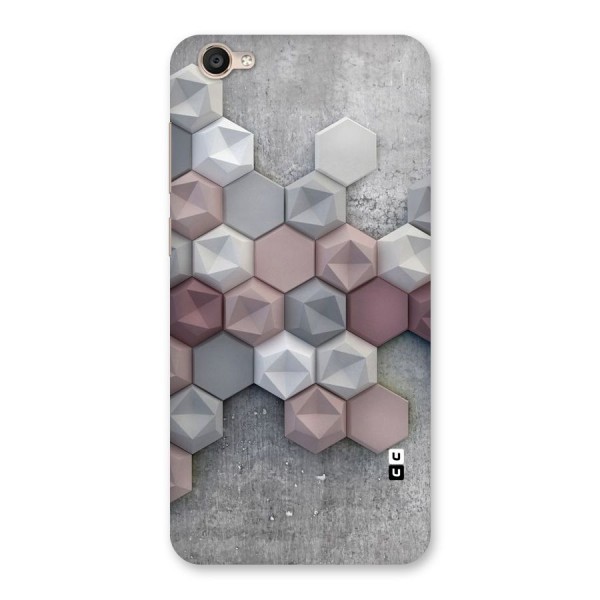 Cute Hexagonal Pattern Back Case for Vivo Y55s