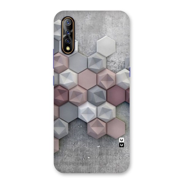 Cute Hexagonal Pattern Back Case for Vivo Z1x