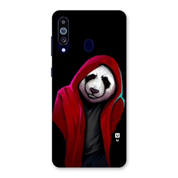 Cute Hoodie Panda Back Case for Galaxy A60