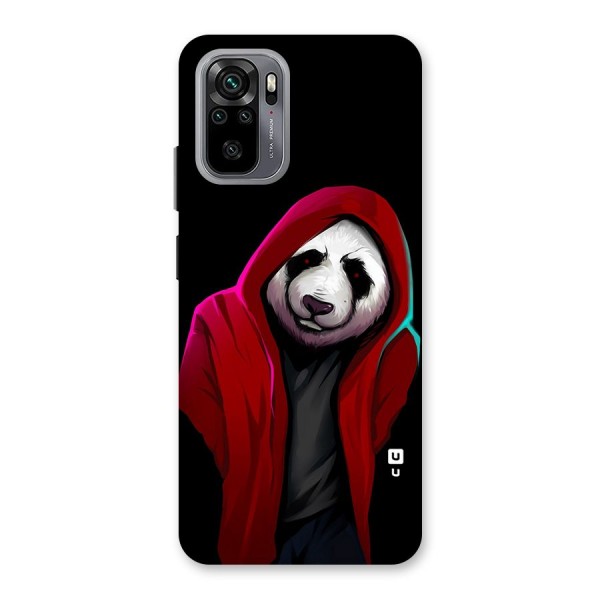 Cute Hoodie Panda Back Case for Redmi Note 10