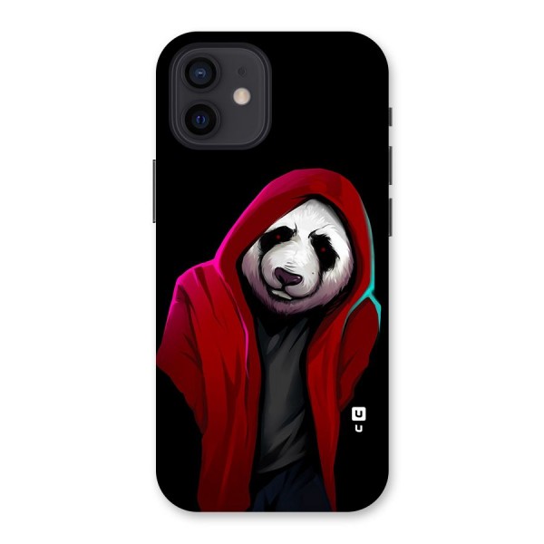 Cute Hoodie Panda Back Case for iPhone 12