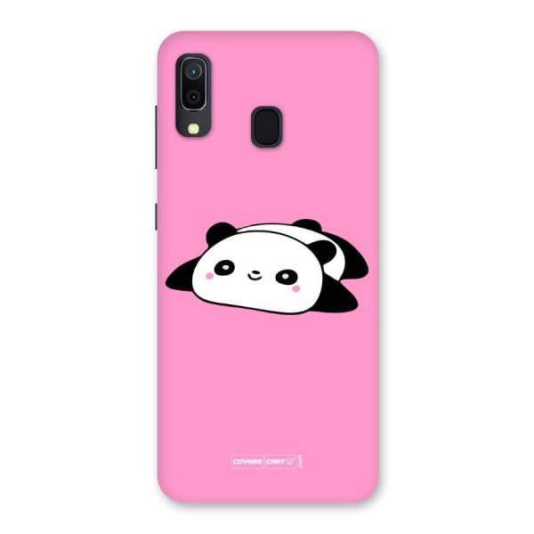 Cute Lazy Panda Back Case for Galaxy A20