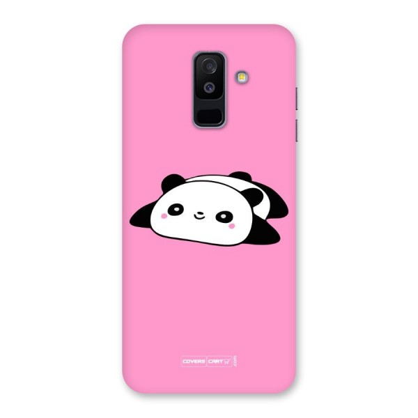 Cute Lazy Panda Back Case for Galaxy A6 Plus