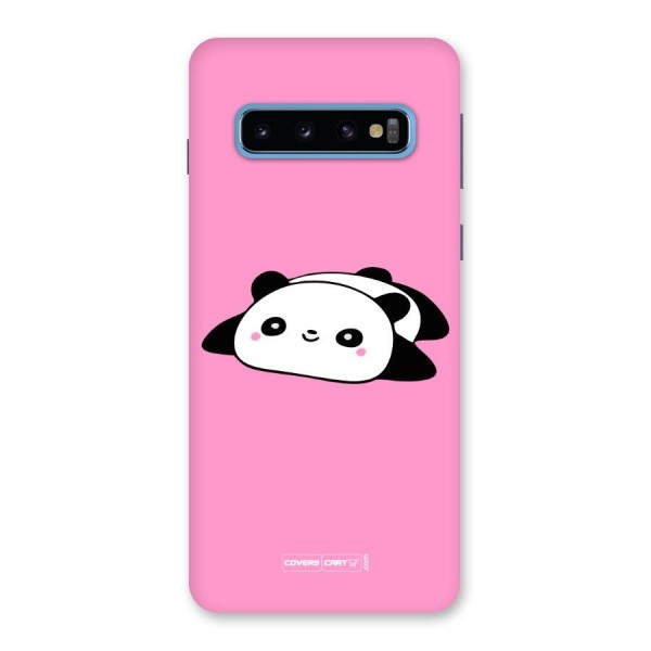 Cute Lazy Panda Back Case for Galaxy S10