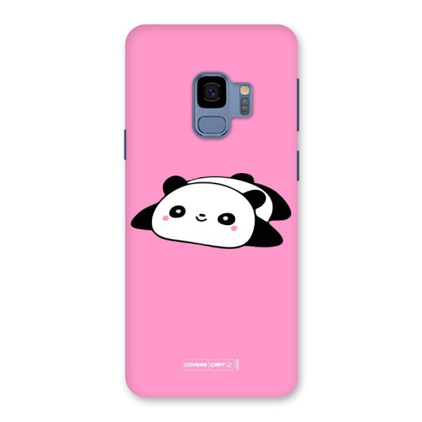 Cute Lazy Panda Back Case for Galaxy S9