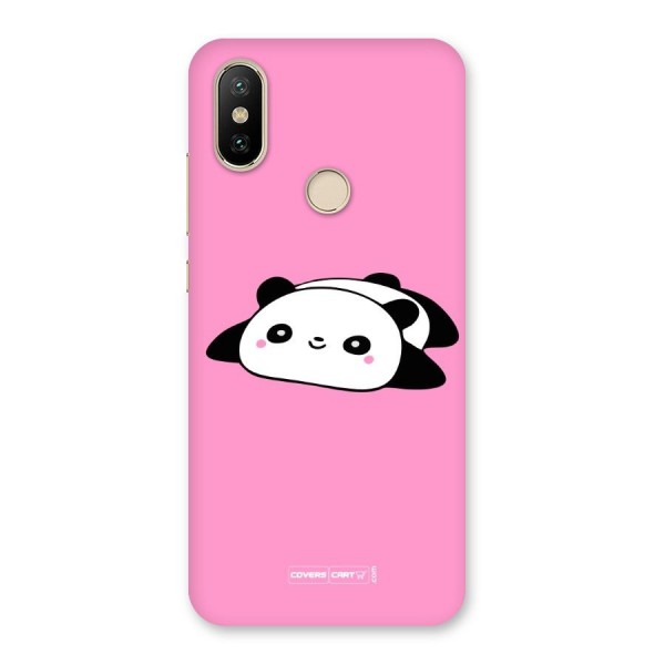 Cute Lazy Panda Back Case for Mi A2