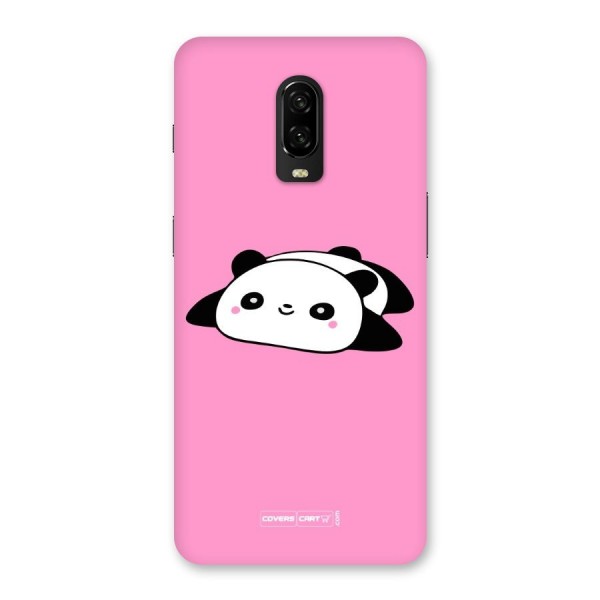 Cute Lazy Panda Back Case for OnePlus 6T