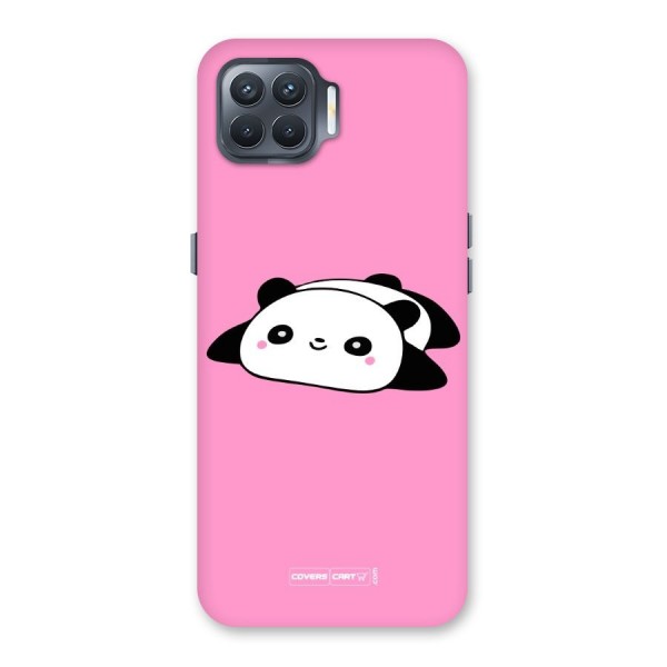 Cute Lazy Panda Back Case for Oppo F17 Pro