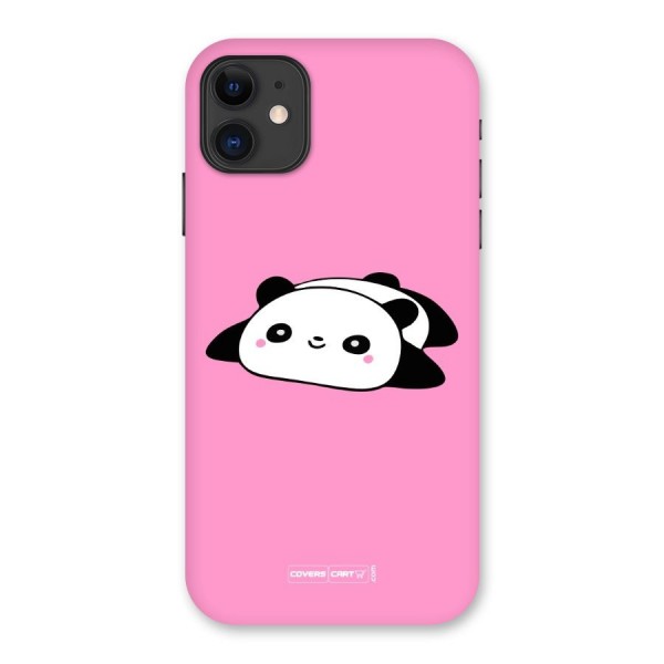 Cute Lazy Panda Back Case for iPhone 11