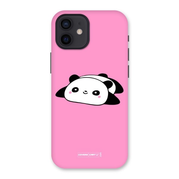 Cute Lazy Panda Back Case for iPhone 12