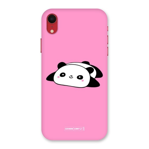 Cute Lazy Panda Back Case for iPhone XR