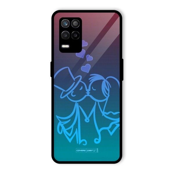 Cute Love Glass Back Case for Realme 9 5G